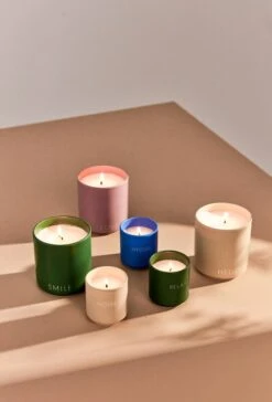 Design Letters Duftkerze, Klein, Beige -Innendekorationen 10107000GRASSRELAX lifestyle 1