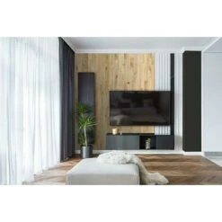 Wodewa Echtholzriemchen 1000 Eiche Rustikal 1.000 X 100 Mm, Stärke: 3 Mm - 6 Mm, Strukturiert Unbehandelt, Verklebung -Innendekorationen 12 1015