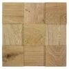 Wodewa Holzmosaik 100 Eiche 300 X 300 Mm, Stärke: 3 Mm - 6 Mm, 1 Matte -Innendekorationen 12 1028