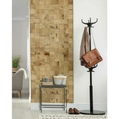 Wodewa Holzmosaik 100 Eiche 300 X 300 Mm, Stärke: 3 Mm - 6 Mm, 1 Matte -Innendekorationen 12 1032