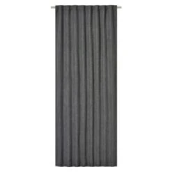 Elbersdrucke Verdunkelungsvorhang Monza Dunkelgrau, 100% Polyester -Innendekorationen 12 109