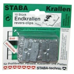 Staba Endkrallen Mit Reversclip 10 Stk.