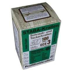 Staba Schraub- & Tackerkrallen ECS 3 Stärke Nutwange: 3 Mm, 100 Stk.