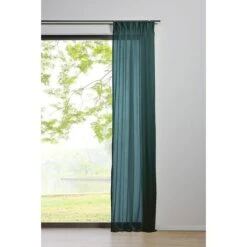 Schlaufenschal Transparent B X H: 135 X 300 Cm, 100 % Polyester, Türkis