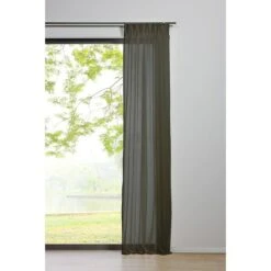 Schlaufenschal Transparent B X H: 135 X 300 Cm, 100 % Polyester, Grau