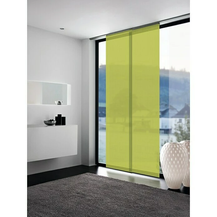 Expo Ambiente Flächenvorhang Basic Grün, 100 % Polyester, B X H: 60 X 300 Cm 3 Expo Ambiente Flächenvorhang Basic Grün, 100 % Polyester, B X H: 60 X 300 Cm