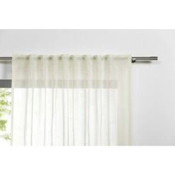 Schlaufenschal Transparent B X H: 135 X 245 Cm, 100 % Polyester, Ecru -Innendekorationen 12 171