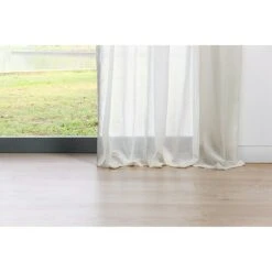 Schlaufenschal Transparent B X H: 135 X 245 Cm, 100 % Polyester, Ecru -Innendekorationen 12 172