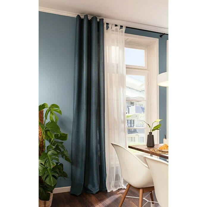 Elbersdrucke Ösenschal Lino Petrol, 140 X 255 Cm, 100 % Polyester 6 Elbersdrucke Ösenschal Lino Petrol, 140 X 255 Cm, 100 % Polyester – Bild 4