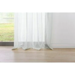 Ösenschal Transparent B X H: 135 X 245 Cm, 100 % Polyester, Weiß -Innendekorationen 12 194