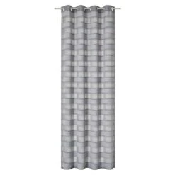 Elbersdrucke Ösenschal Jonte 140 X 255 Cm, Grau, 100% Polyester