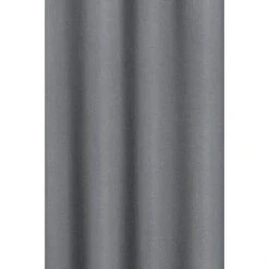 Elbersdrucke Ösenschal Lino Anthrazit, 140 X 255 Cm, 100 % Polyester -Innendekorationen 12 225