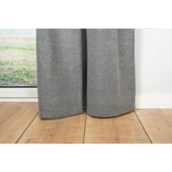 Ösenschal Chalet B X H: 135 X 245 Cm, 100 % Polyester, Grau -Innendekorationen 12 260