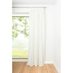 Schlaufenschal Leinen-Look B X H: 135 X 245 Cm, 100 % Polyester, Weiß