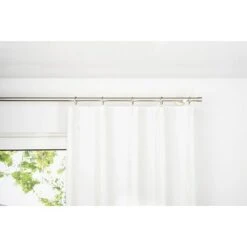 Schlaufenschal Leinen-Look B X H: 135 X 245 Cm, 100 % Polyester, Weiß -Innendekorationen 12 286