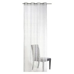 Elbersdrucke Ösenschal Colourful Moments Offwhite, 140 X 255 Cm, 100 % Polyester