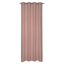 Elbersdrucke Ösenschal Lino Rosa, 140 X 255 Cm, 100 % Polyester