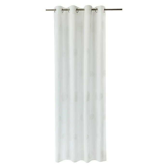 Ösenschal Laura 135 X 245 Cm, 100 % Polyester, Offwhite 3 Ösenschal Laura 135 X 245 Cm, 100 % Polyester, Offwhite