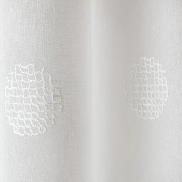 Ösenschal Laura 135 X 245 Cm, 100 % Polyester, Offwhite 4 Ösenschal Laura 135 X 245 Cm, 100 % Polyester, Offwhite – Bild 2