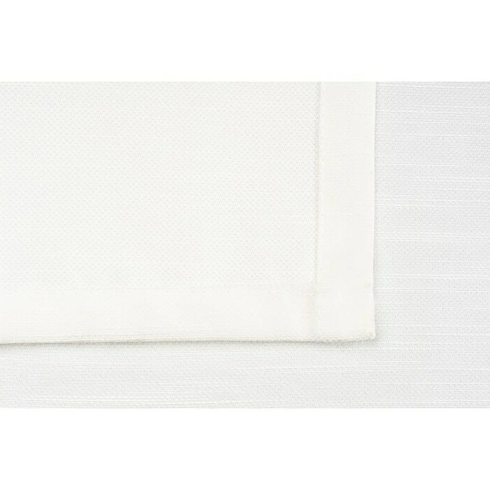 Ösenschal Leinen-Look B X H: 135 X 245 Cm, 100 % Polyester, Weiß 6 Ösenschal Leinen-Look B X H: 135 X 245 Cm, 100 % Polyester, Weiß – Bild 4