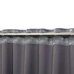 Elbersdrucke Verdunkelungsvorhang Midnight 140 X 255 Cm, 100 % Polyester, Dunkelgrau -Innendekorationen 12 320