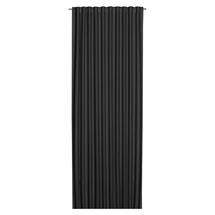 Elbersdrucke Verdunkelungsvorhang Midnight 140 X 255 Cm, 100 % Polyester, Schwarz 6 Elbersdrucke Verdunkelungsvorhang Midnight 140 X 255 Cm, 100 % Polyester, Schwarz – Bild 4