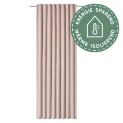 Elbersdrucke Verdunkelungsvorhang Midnight 140 X 255 Cm, 100 % Polyester, Rosa