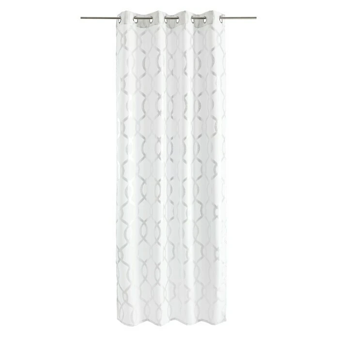 Expo Ambiente Ösenschal Fynn 135 X 245 Cm, 100 % Polyester, Weiß 3 Expo Ambiente Ösenschal Fynn 135 X 245 Cm, 100 % Polyester, Weiß