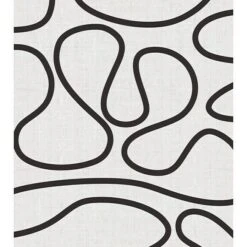 Expo Ambiente Flächenvorhang Move Schwarz, 100 % Polyester, 60 X 300 Cm