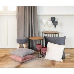 Elbersdrucke Schlaufenbandschal Cord Grau, 100% Polyester -Innendekorationen 12 46