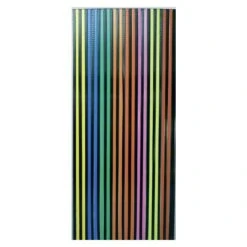 Conacord Streifenvorhang Multicolor Bunt, 90 X 200 Cm, Polyethylenfolie (profiliert)