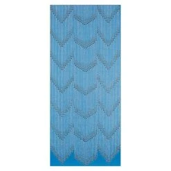 Perlenvorhang Riviera Naturweiß/Braun, 90 X 210 Cm