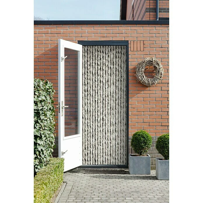 Türvorhang Martinique Grau/Weiß, 93 X 230 Cm 4 Türvorhang Martinique Grau/Weiß, 93 X 230 Cm – Bild 2