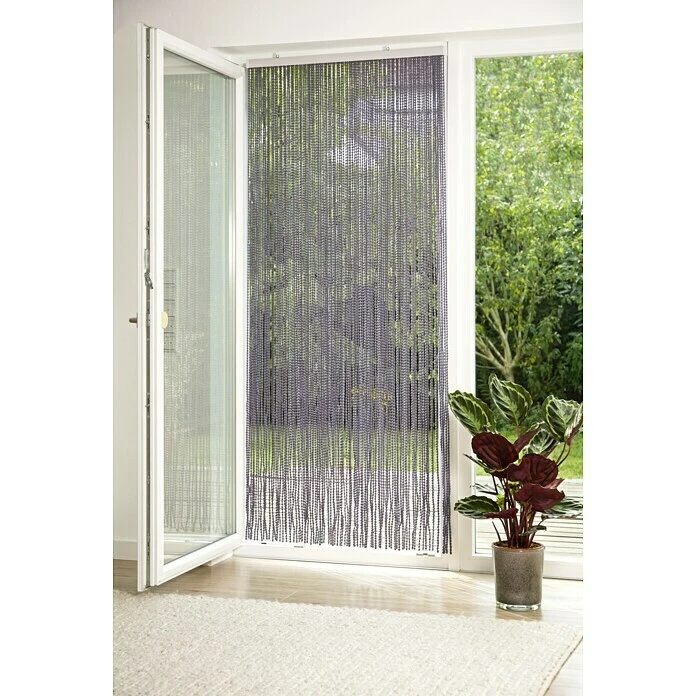 Conacord Dekovorhang Bead Dunkelgrau, 90 X 200 Cm, 100 % Polyester 4 Conacord Dekovorhang Bead Dunkelgrau, 90 X 200 Cm, 100 % Polyester – Bild 2