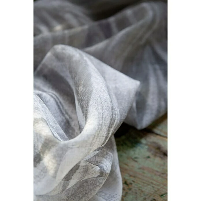 Rasch Home Schlaufenbandschal Tahiti 140 X 255 Cm, 100 % Polyester, Grau/Grün 5 Rasch Home Schlaufenbandschal Tahiti 140 X 255 Cm, 100 % Polyester, Grau/Grün – Bild 3