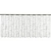 Elbersdrucke Bistrogardine Rosanne 160 X 45 Cm, 100 % Polyester, Floral, Weiß -Innendekorationen 12 549