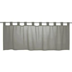 Elbersdrucke Bistrogardine Basic 140 X 45 Cm, 100 % Polyester, Uni, Grau