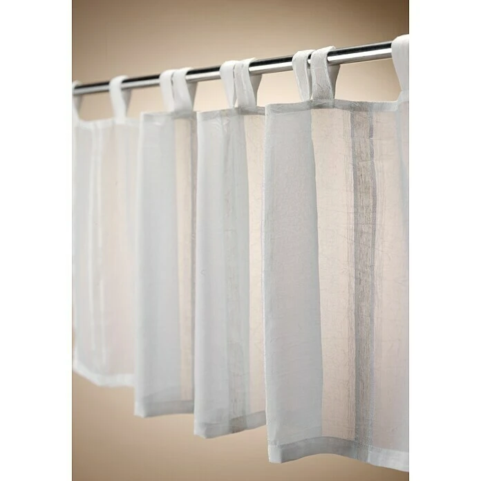 Elbersdrucke Bistrogardine Casa Beige, 140 X 48 Cm, 80 % Polyester, 20 % Leinen 4 Elbersdrucke Bistrogardine Casa Beige, 140 X 48 Cm, 80 % Polyester, 20 % Leinen – Bild 2