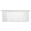 Elbersdrucke Bistrogardine Basic 140 X 48 Cm, 100 % Polyester, Uni, Weiß -Innendekorationen 12 591