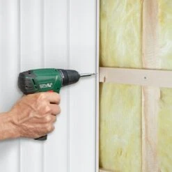 BaukulitVox Profi-Line Verkleidungspaneel B12 Weiß, 3.000 X 125 X 9 Mm -Innendekorationen 12 602