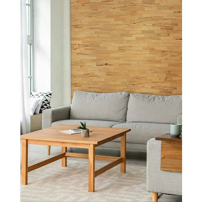 Wodewa Echtholzriemchen 200 Buche Living 200 X 50 Mm, Stärke: 2 Mm - 6 Mm, 1 M² 5 Wodewa Echtholzriemchen 200 Buche Living 200 X 50 Mm, Stärke: 2 Mm - 6 Mm, 1 M² – Bild 3