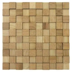 Wodewa Holzmosaik 30 Eiche 300 X 300 Mm, Stärke: 2 Mm - 6 Mm, 1 Matte
