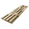 Holzpaneel Fineline Teak, 510 X 140 X 20 Mm, 2 Paneele -Innendekorationen 12 694