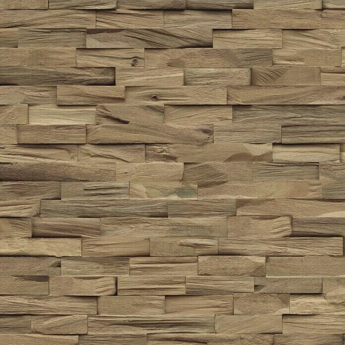 Indo Holzpaneel 3D Wall Beachwood Nature Walnuss, 610 X 150 X 10 Mm, 10 Paneele 4 Indo Holzpaneel 3D Wall Beachwood Nature Walnuss, 610 X 150 X 10 Mm, 10 Paneele – Bild 2