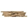 Indo Holzpaneel 3D Wall Beachwood Nature Hevea, 610 X 150 X 10 Mm, 10 Paneele -Innendekorationen 12 732