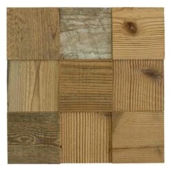 Wodewa Holzmosaik 100 Original Altholz 300 X 300 Mm, Stärke: 3 Mm - 6 Mm, 1 Matte