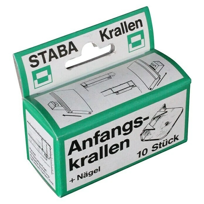 Staba Anfangskrallen 10 Stk. 3 Staba Anfangskrallen 10 Stk.