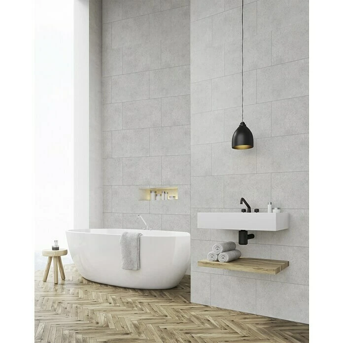 Palram - Innovera Décor Wandpaneel Urbanzement Hellgrau, 62 X 40 Cm 5 Palram - Innovera Décor Wandpaneel Urbanzement Hellgrau, 62 X 40 Cm – Bild 3