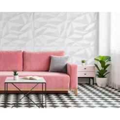 Palram - Innovera Décor Wandpaneel Gletscher Weiß, 61 X 61 Cm -Innendekorationen 12 940