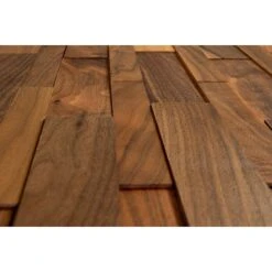 Wodewa Holzpaneel Design Nussbaum 700 X 160 Mm, Stärke: 2 Mm - 6 Mm, 1 Matte -Innendekorationen 12 986